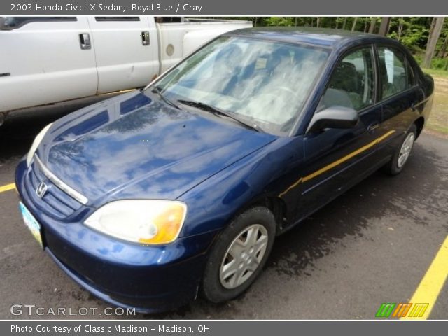 2003 Honda Civic LX Sedan in Royal Blue