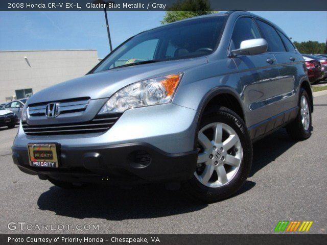 2008 Honda CR-V EX-L in Glacier Blue Metallic