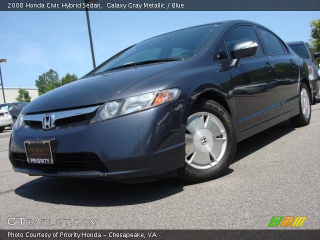 2008 Honda Civic Hybrid Sedan in Galaxy Gray Metallic