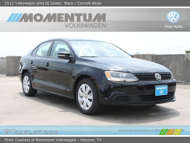 2012 Volkswagen Jetta SE Sedan in Black