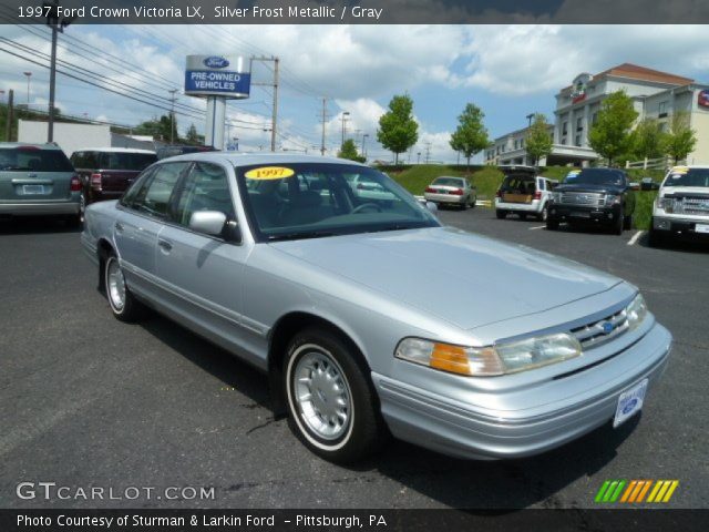 Silver Frost Metallic 1997 Ford Crown Victoria Lx Gray