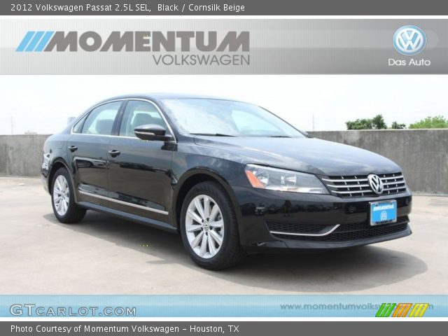 2012 Volkswagen Passat 2.5L SEL in Black
