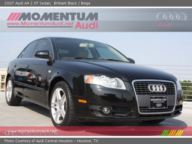 2007 Audi A4 2.0T Sedan in Brilliant Black