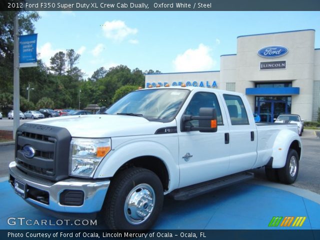 2012 Ford F350 Super Duty XL Crew Cab Dually in Oxford White