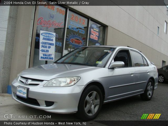 2004 Honda Civic EX Sedan in Satin Silver Metallic
