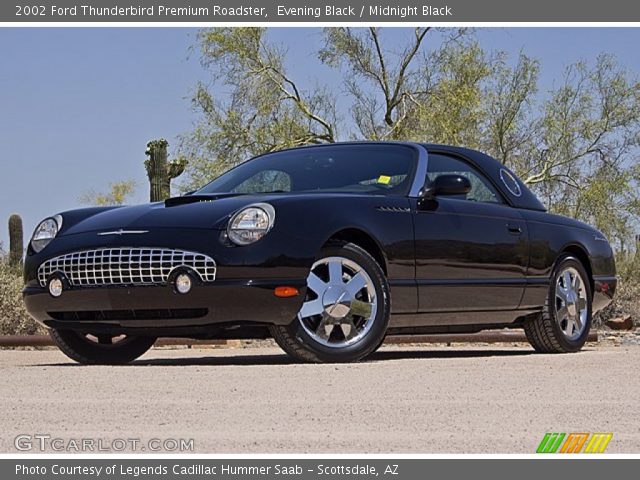 2002 Ford Thunderbird Premium Roadster in Evening Black