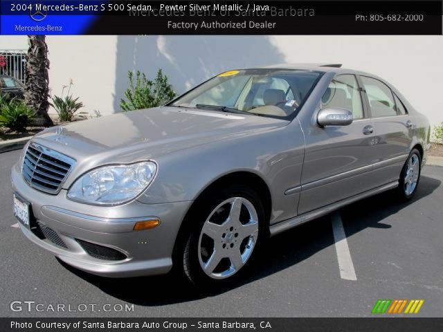 2004 Mercedes-Benz S 500 Sedan in Pewter Silver Metallic