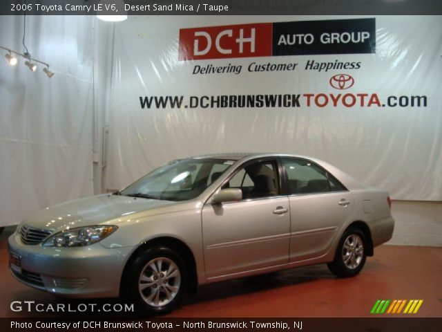 2006 Toyota Camry LE V6 in Desert Sand Mica