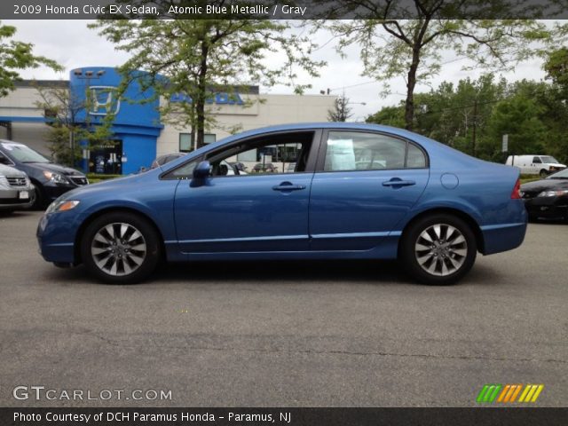 2009 Honda Civic EX Sedan in Atomic Blue Metallic