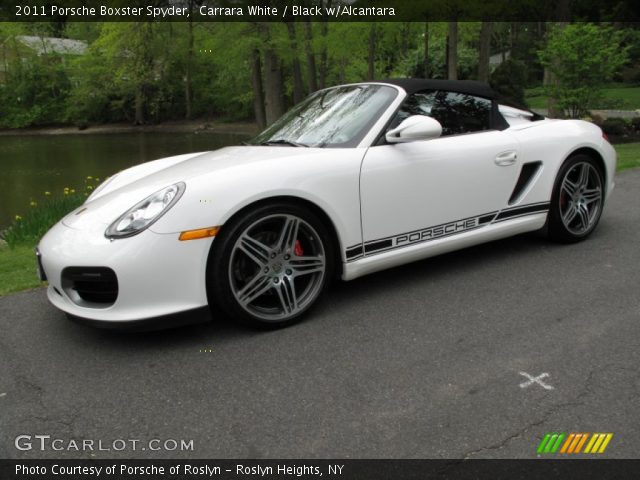 2011 Porsche Boxster Spyder in Carrara White