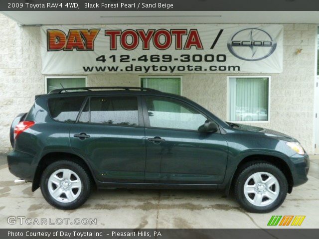 2009 Toyota RAV4 4WD in Black Forest Pearl