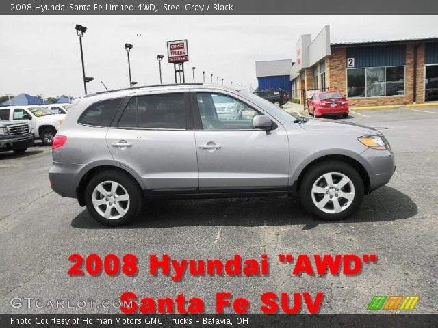 2008 Hyundai Santa Fe Limited 4WD in Steel Gray