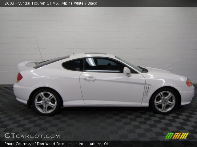 2003 Hyundai Tiburon GT V6 in Alpine White