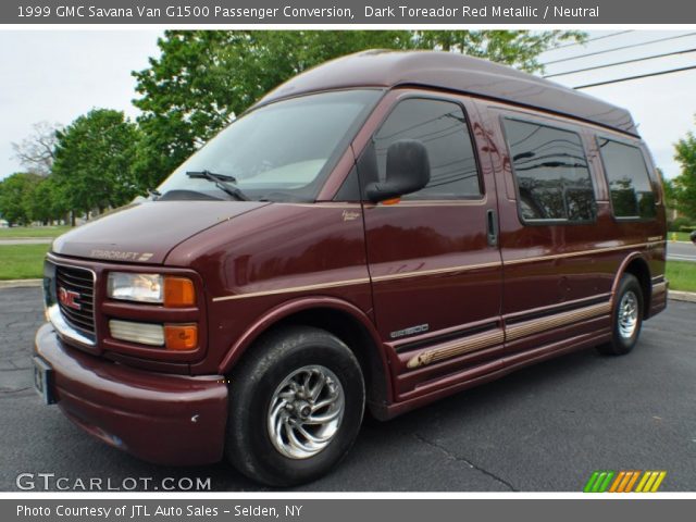 1999 GMC Savana Van G1500 Passenger Conversion in Dark Toreador Red Metallic