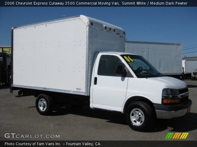 2006 Chevrolet Express Cutaway 3500 Commercial Moving Van in Summit White