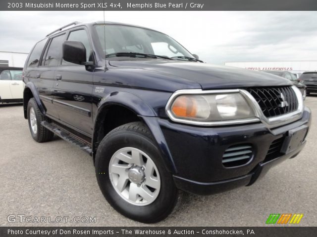 2003 Mitsubishi Montero Sport XLS 4x4 in Memphis Blue Pearl