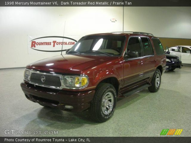 1998 Mercury Mountaineer V6 in Dark Toreador Red Metallic