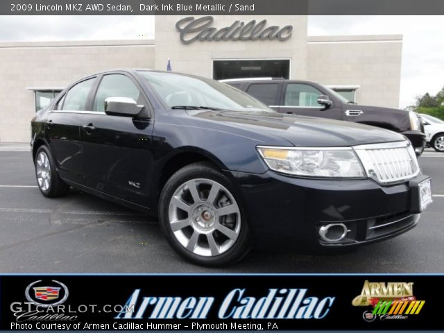 2009 Lincoln MKZ AWD Sedan in Dark Ink Blue Metallic