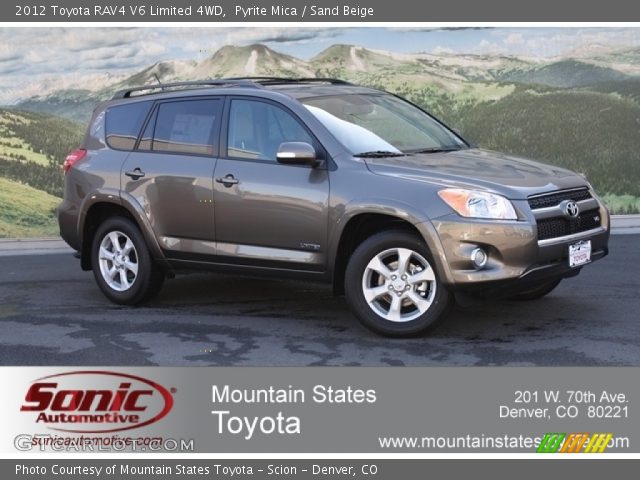 2012 Toyota RAV4 V6 Limited 4WD in Pyrite Mica