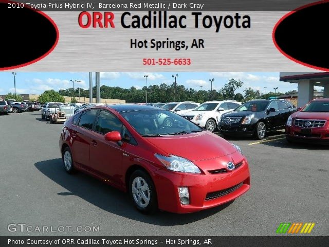 2010 Toyota Prius Hybrid IV in Barcelona Red Metallic