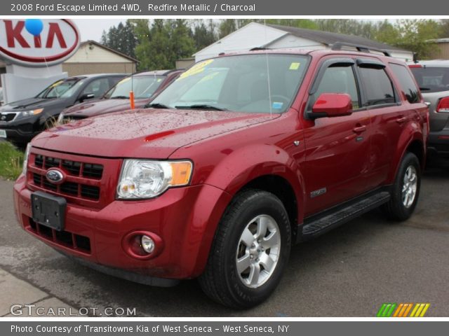 2008 Ford Escape Limited 4WD in Redfire Metallic