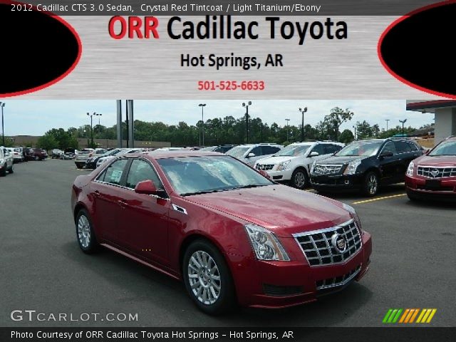2012 Cadillac CTS 3.0 Sedan in Crystal Red Tintcoat