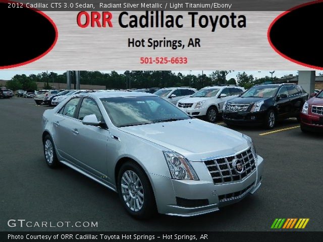 2012 Cadillac CTS 3.0 Sedan in Radiant Silver Metallic