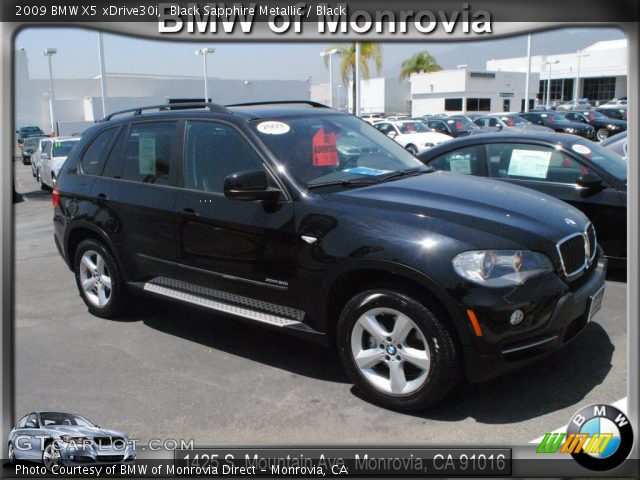 2009 BMW X5 xDrive30i in Black Sapphire Metallic