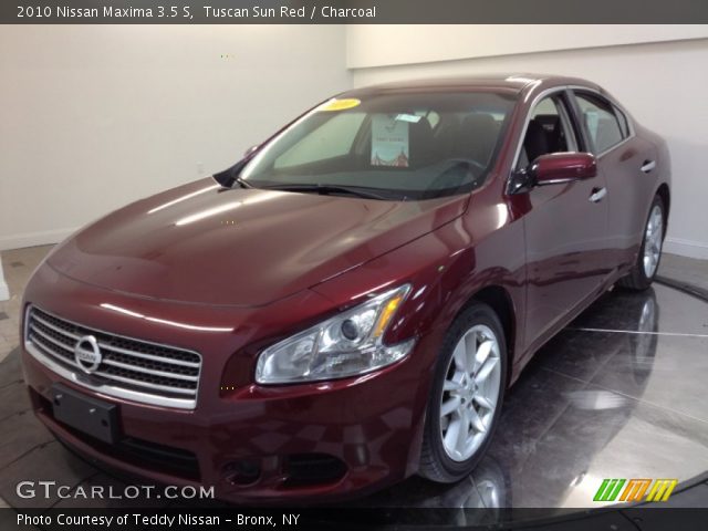 2010 Nissan Maxima 3.5 S in Tuscan Sun Red