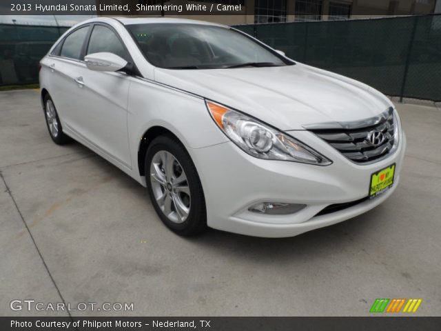 2013 Hyundai Sonata Limited in Shimmering White