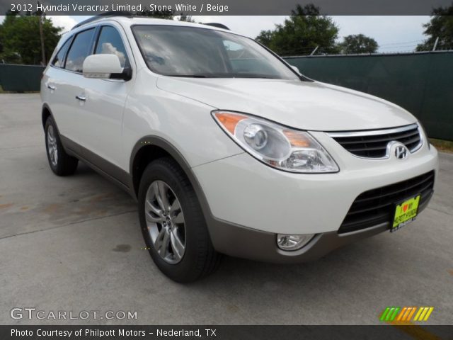 2012 Hyundai Veracruz Limited in Stone White