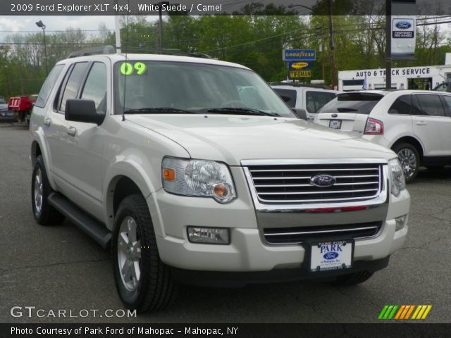 White Suede 2009 Ford Explorer Xlt 4x4 Camel Interior