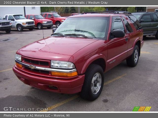 2002 Chevrolet Blazer LS 4x4 in Dark Cherry Red Metallic