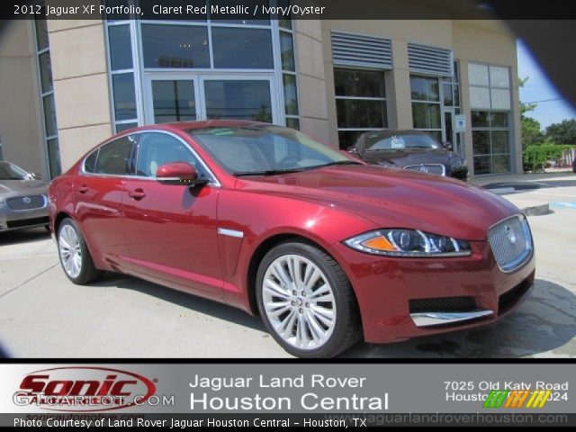 2012 Jaguar XF Portfolio in Claret Red Metallic