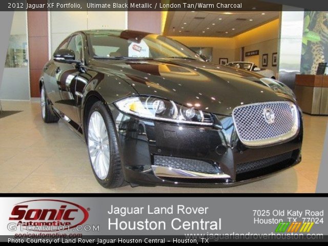 2012 Jaguar XF Portfolio in Ultimate Black Metallic