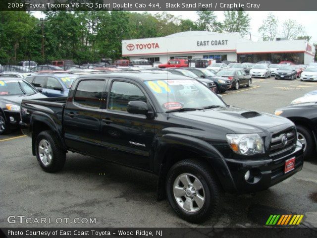 2009 Toyota Tacoma V6 TRD Sport Double Cab 4x4 in Black Sand Pearl