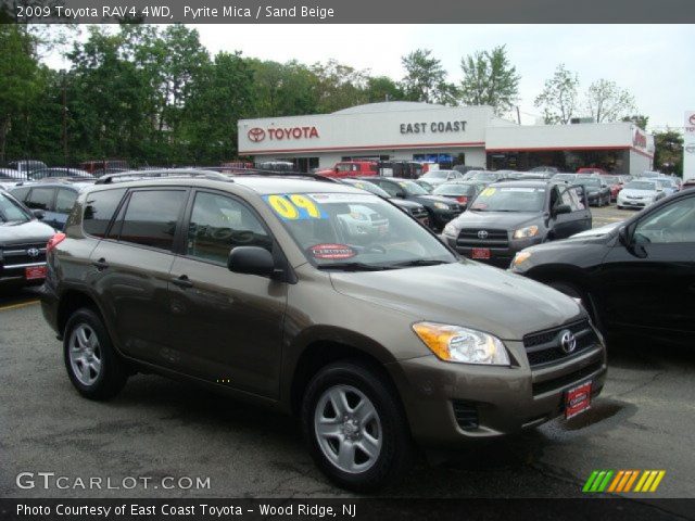 2009 Toyota RAV4 4WD in Pyrite Mica