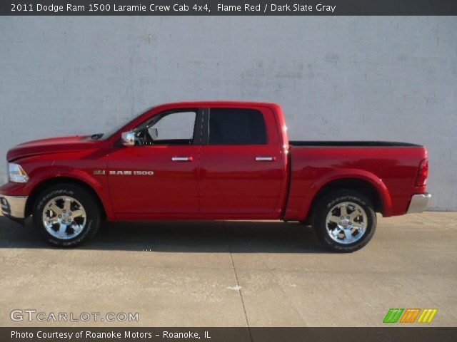 2011 Dodge Ram 1500 Laramie Crew Cab 4x4 in Flame Red