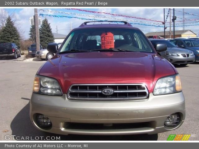 2002 Subaru Outback Wagon in Regatta Red Pearl