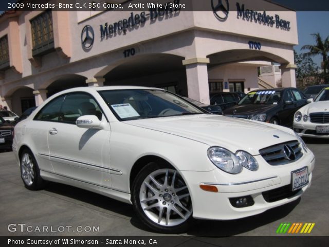 2009 Mercedes-Benz CLK 350 Coupe in Arctic White