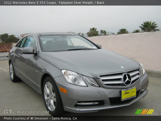 2012 Mercedes-Benz E 350 Coupe in Palladium Silver Metallic