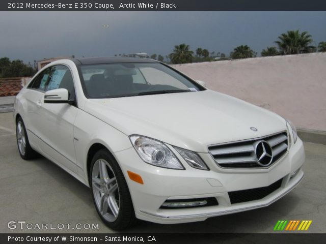 2012 Mercedes-Benz E 350 Coupe in Arctic White