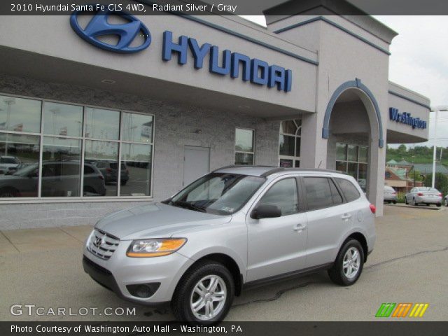 2010 Hyundai Santa Fe GLS 4WD in Radiant Silver