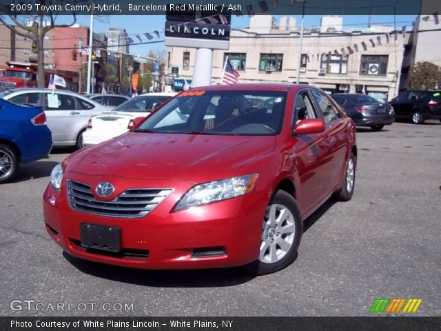 2009 Toyota Camry Hybrid in Barcelona Red Metallic