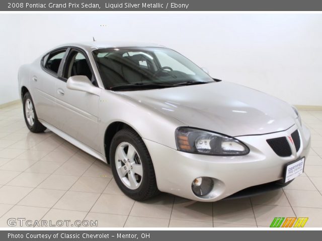 2008 Pontiac Grand Prix Sedan in Liquid Silver Metallic