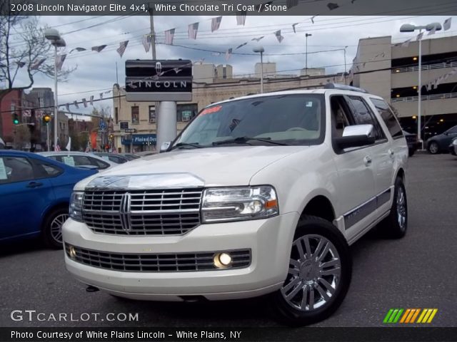 2008 Lincoln Navigator Elite 4x4 in White Chocolate Tri Coat