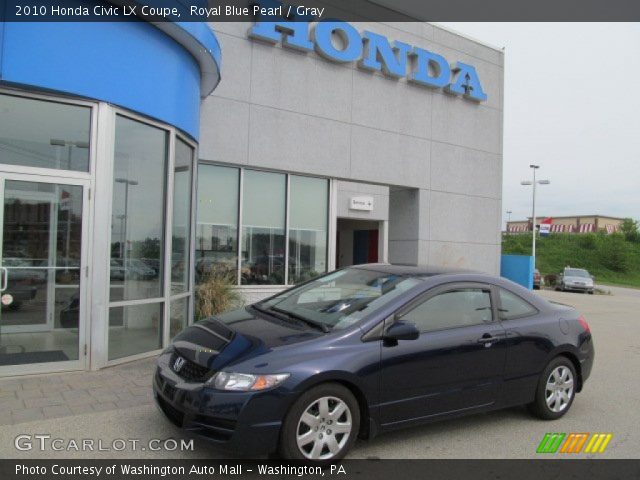 2010 Honda Civic LX Coupe in Royal Blue Pearl
