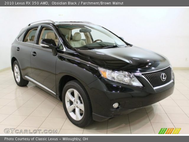 2010 Lexus RX 350 AWD in Obsidian Black