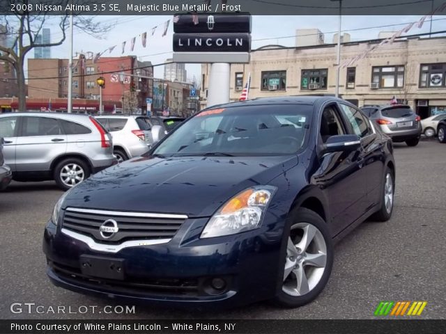2008 Nissan Altima 3.5 SE in Majestic Blue Metallic