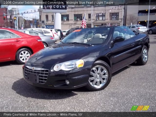 2006 Chrysler Sebring Limited Convertible in Midnight Blue Pearl